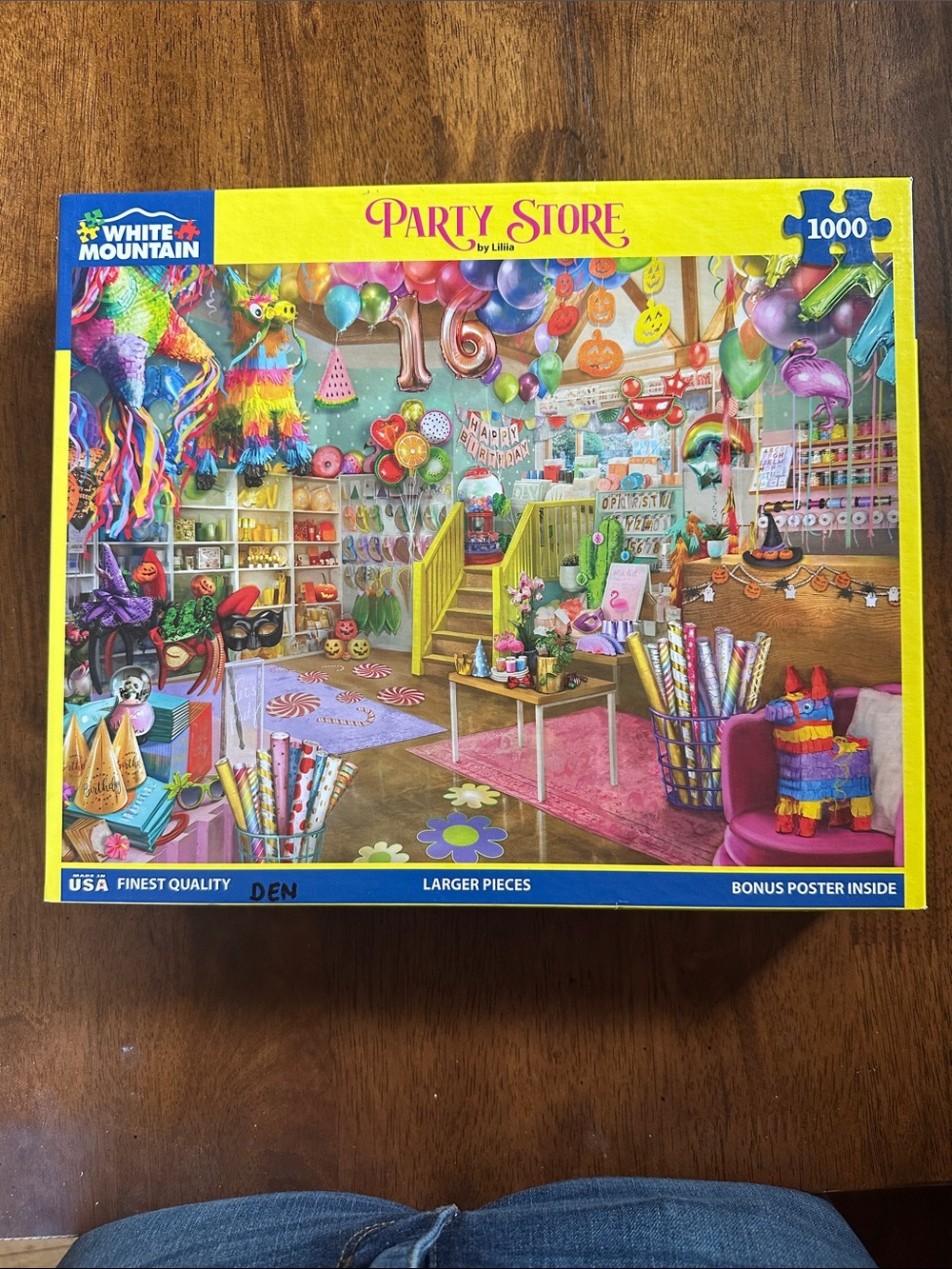 White Mountain Party Store Puzzle - 1000 piece